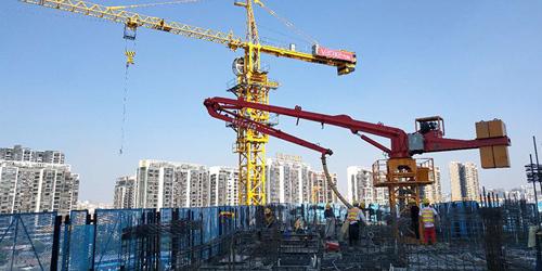 混凝土布料機筑造高樓-科尼樂集團，您正確的選擇